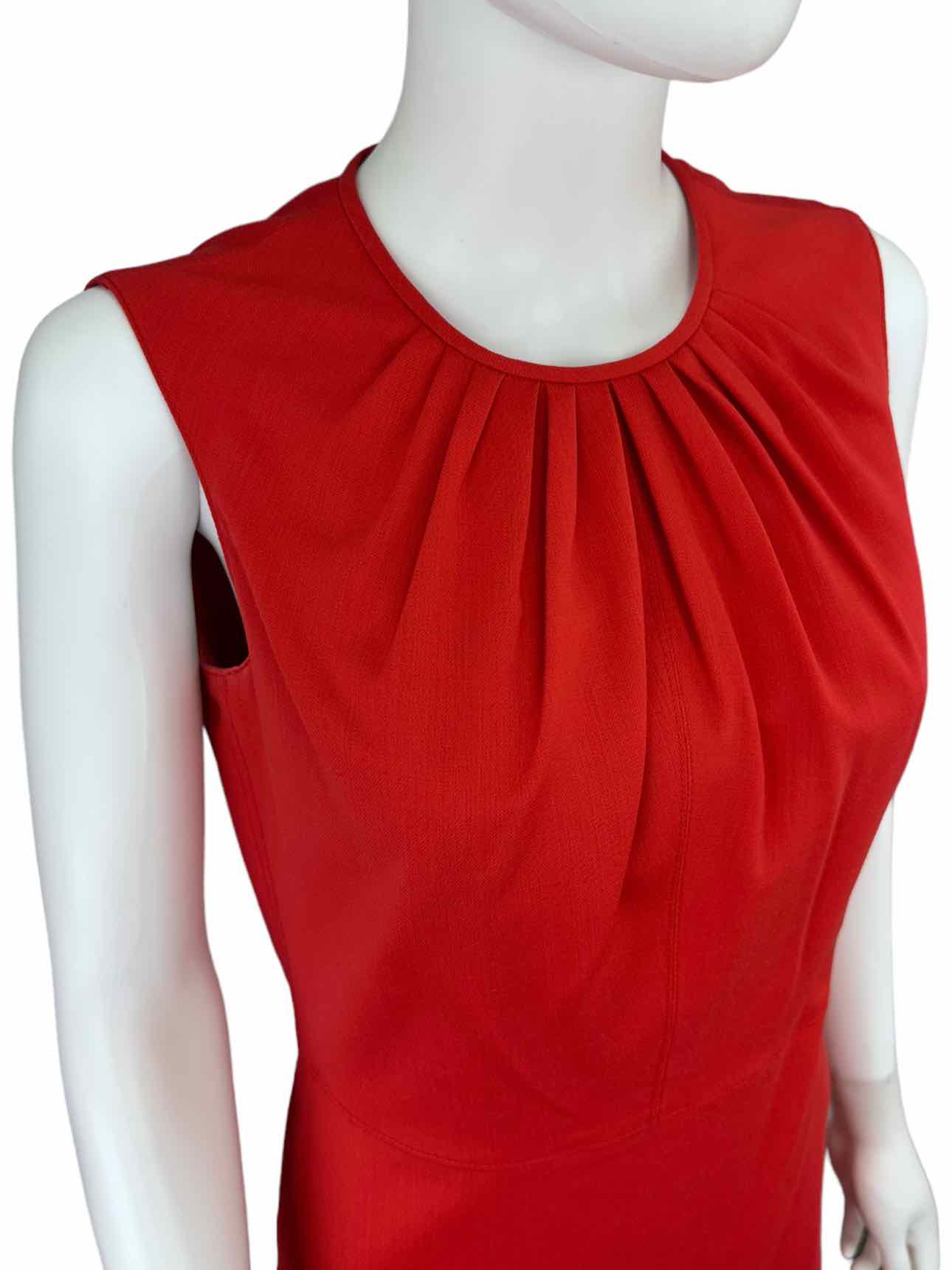 VALENTINO TECHNOCOUTURE NWT Red Midi Dress Size M