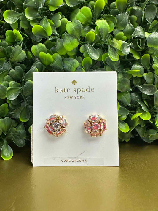 Kate Spade NWT Blush Flying Colors Stud Earrings