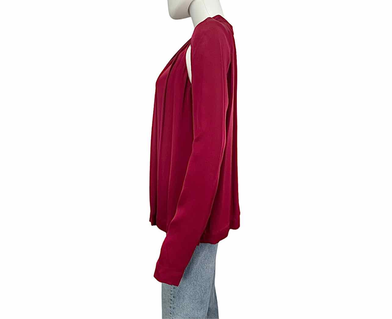 C/MEO COLLECTIVE NWT Raspberry Satin Blouse Size M