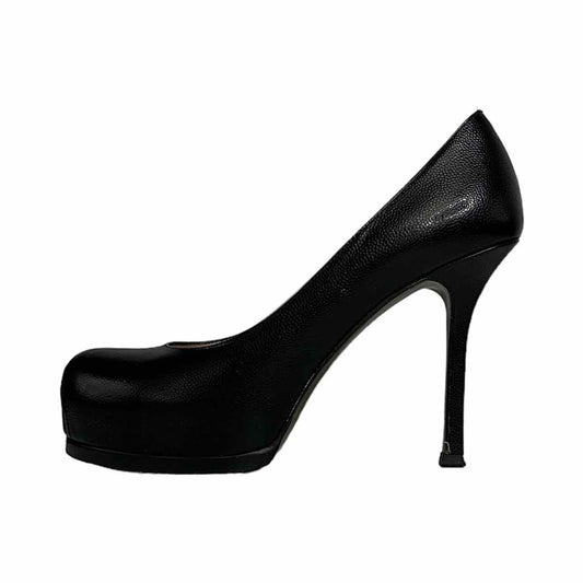 Yves Saint Laurent Black Platform Stiletto Pumps Size 35