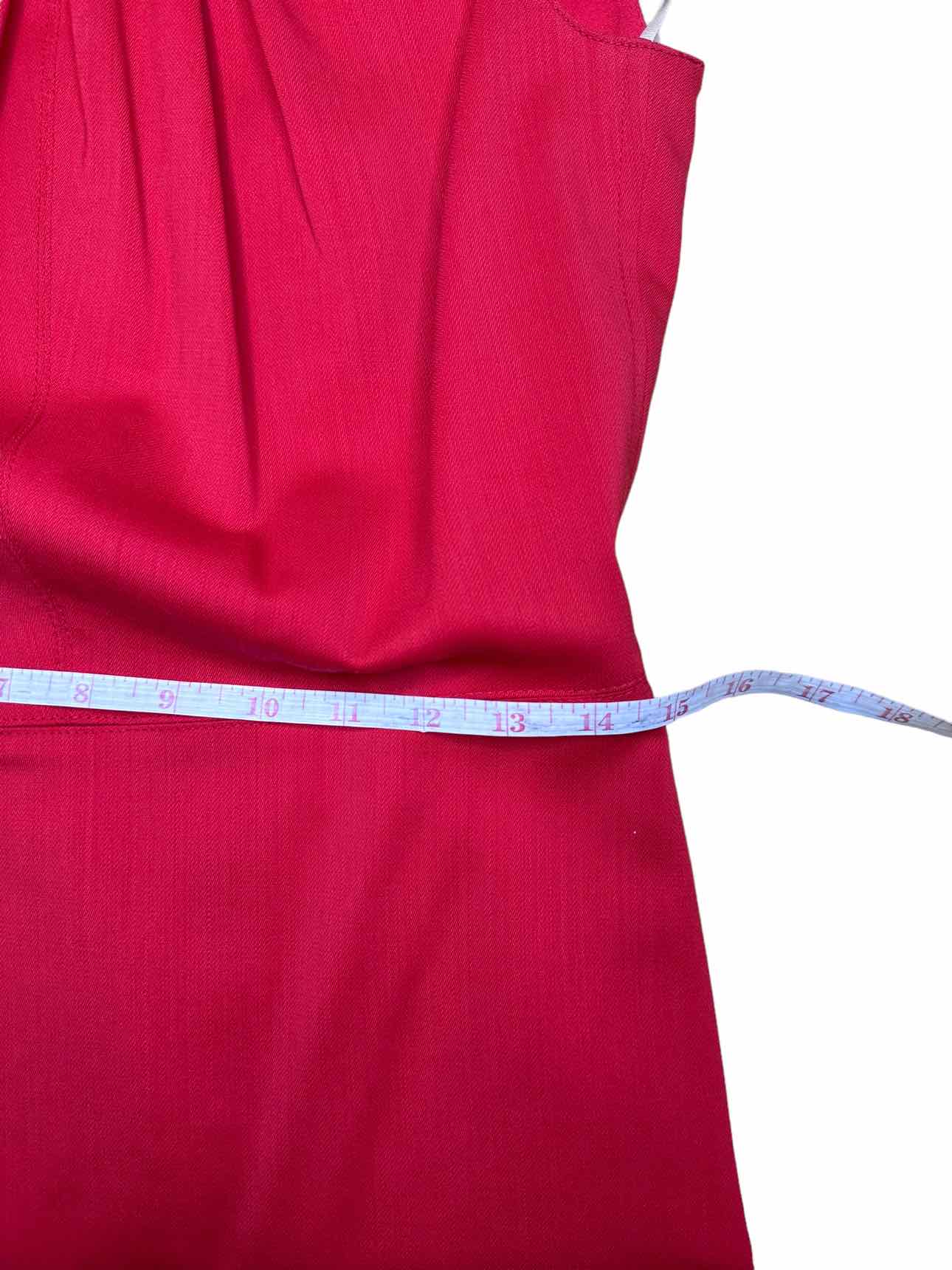 VALENTINO TECHNOCOUTURE NWT Red Midi Dress Size M