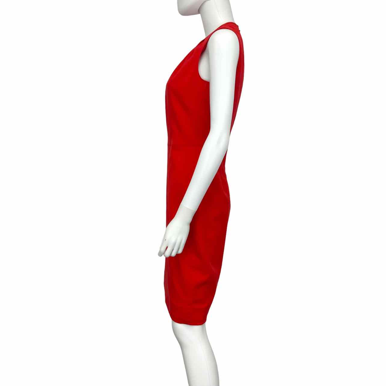 VALENTINO TECHNOCOUTURE NWT Red Midi Dress Size M