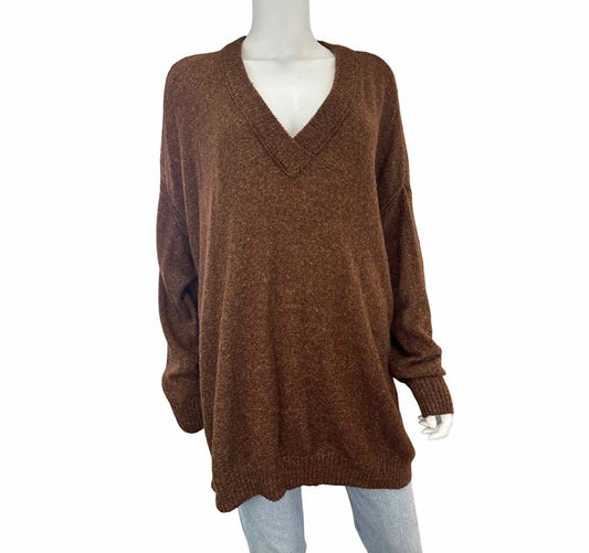 SHOW ME YOUR MUMU Brown Oversized OZZY Sweater Size S
