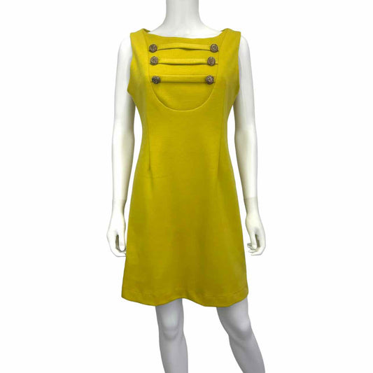 Corey Lynn Calter Yellow Sleeveless Dress Size 8