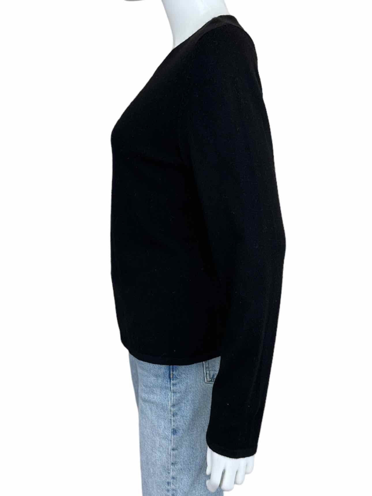 Daniel Bishop Black 100% Cashmere Poodle Sweater Size L