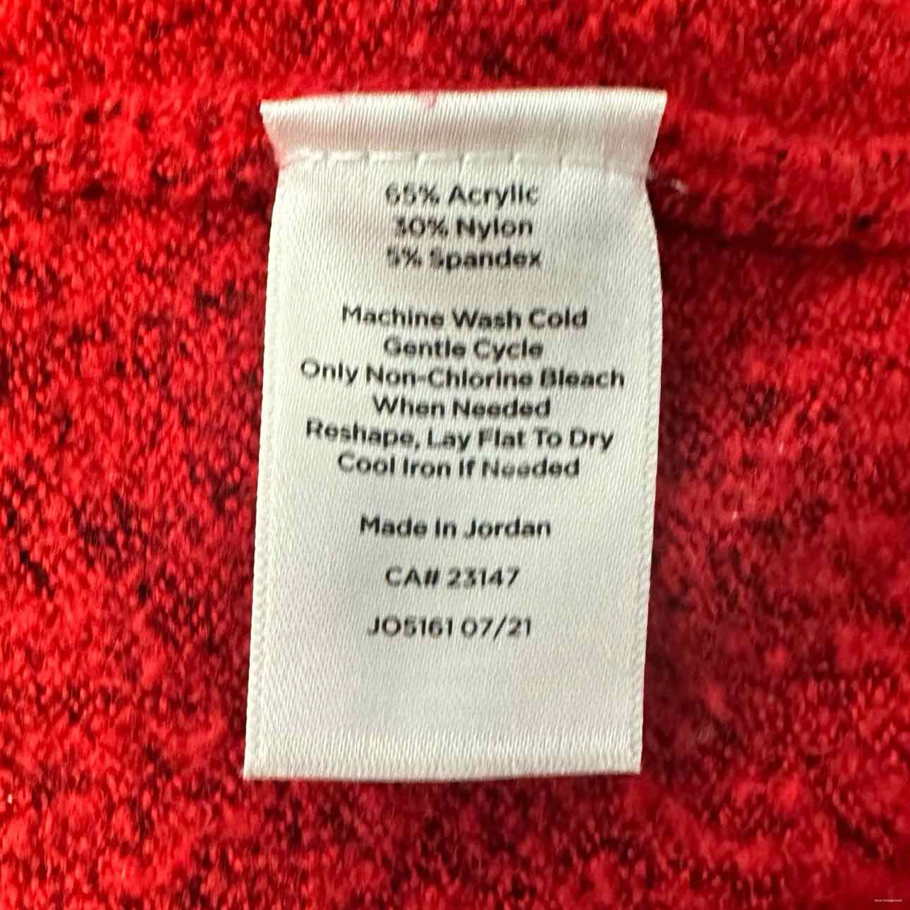 Talbots Red Mock Neck Sweater Size MP
