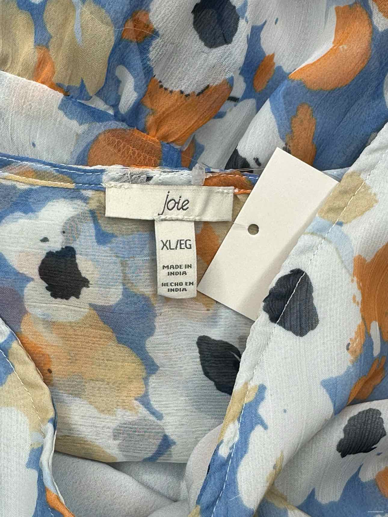 joie Size NWT Blue Floral Print Maxi Dress Size XL