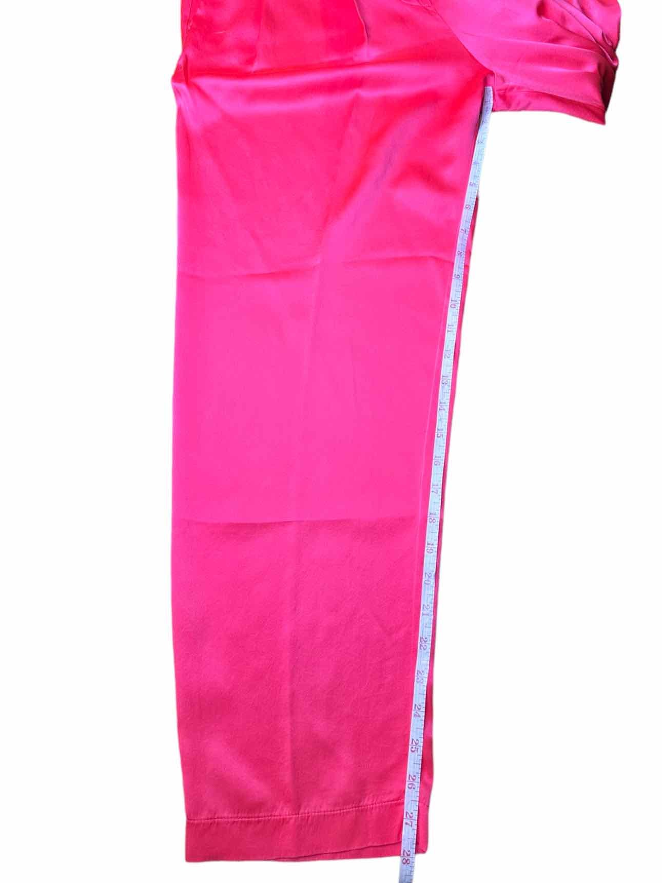 forte_forte NWT Pink 100% Silk Pants Size M