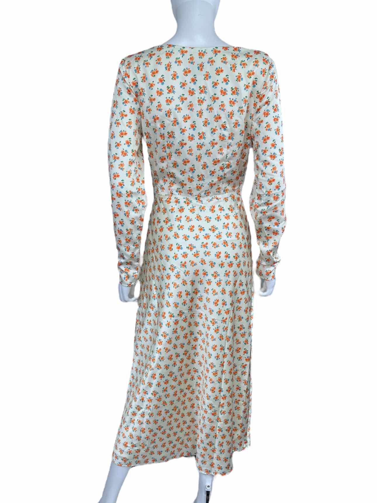 C/MEO Collective NWT Ecru Ditsy Print MOLTEN Dress Size XS
