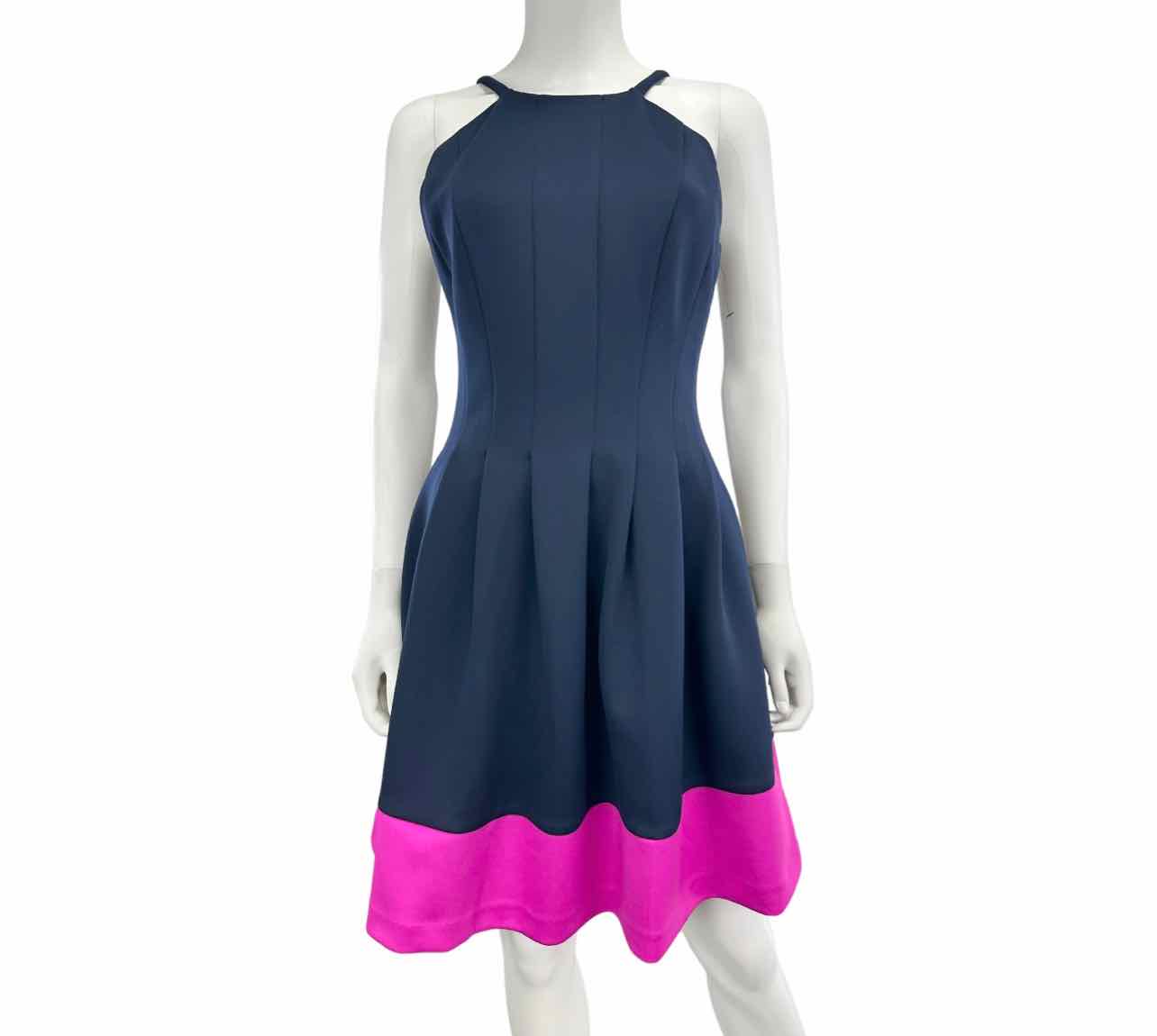 Vince Camuto NWOT Navy Fit & Flare Halter Dress Size 4