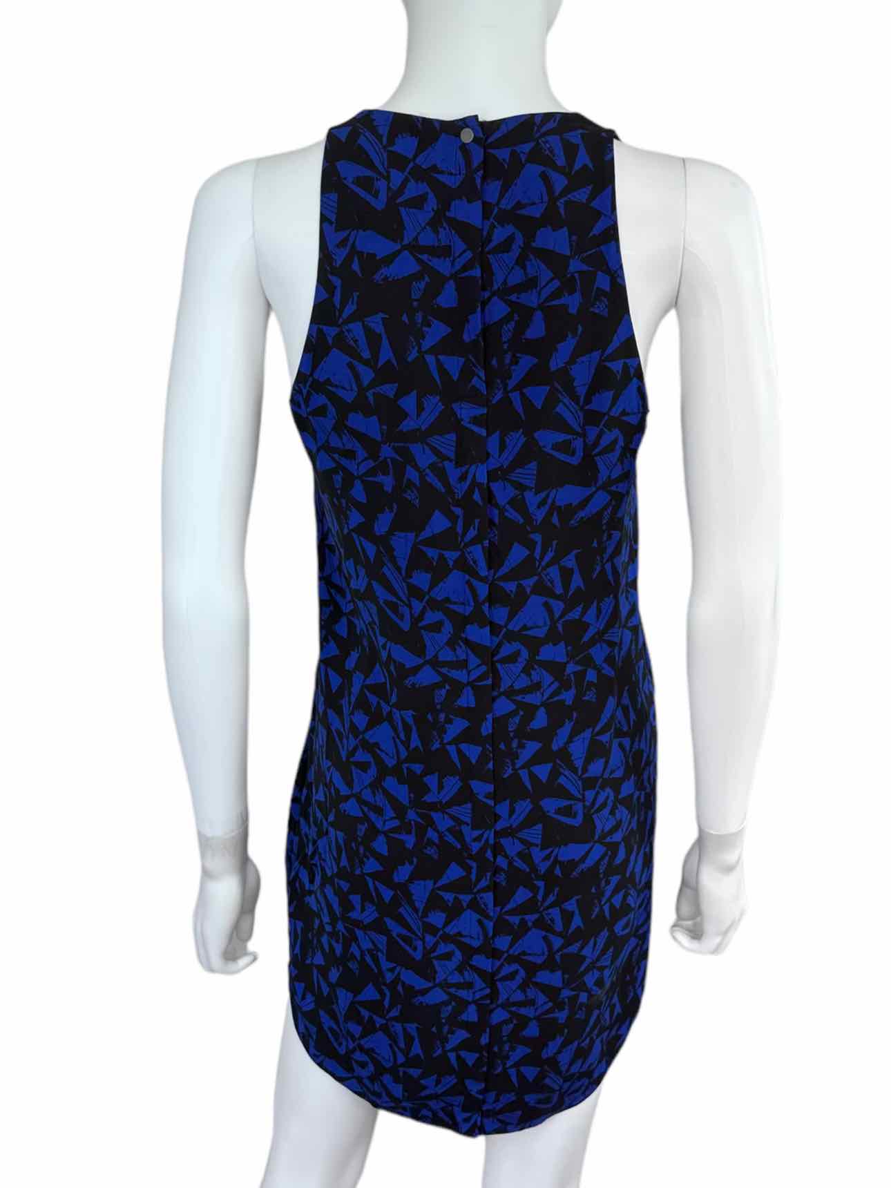 A.L.C Blue Geo Print Dress Size 2