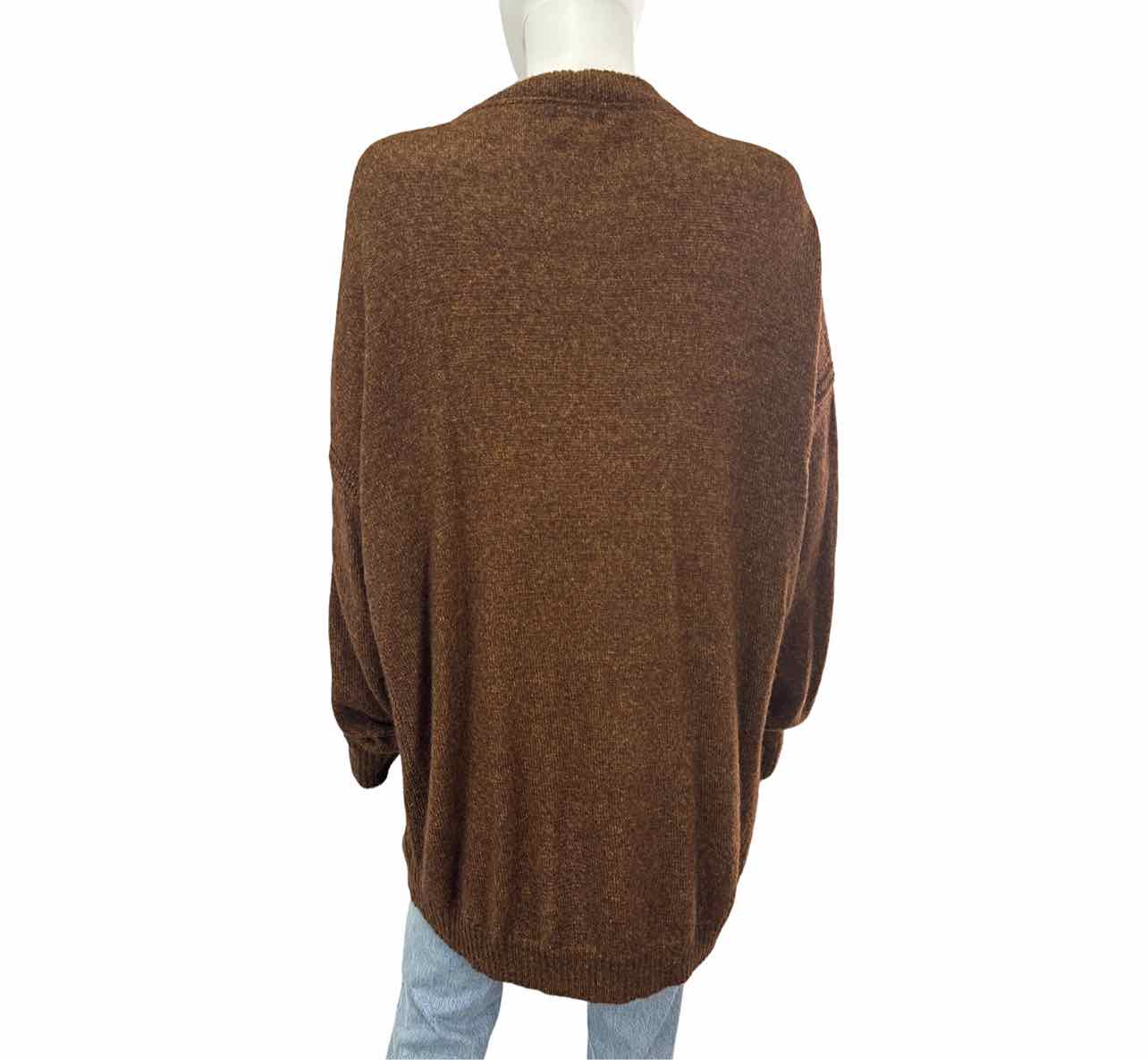 SHOW ME YOUR MUMU Brown Oversized OZZY Sweater Size S