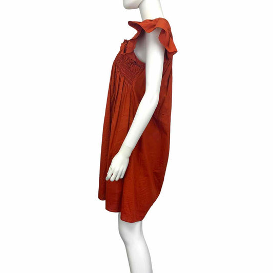 Sea New York Rust Orange Dress Size S
