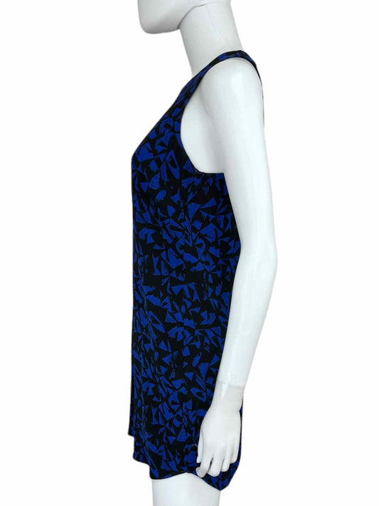 A.L.C Blue Geo Print Dress Size 2