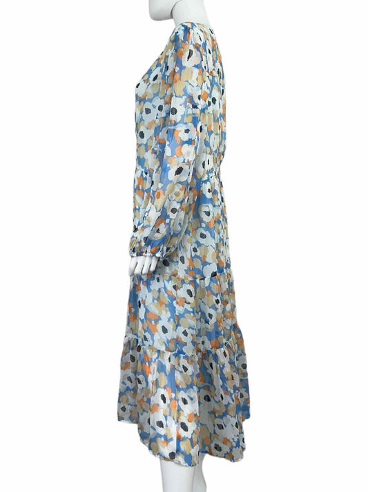joie Size NWT Blue Floral Print Maxi Dress Size XL
