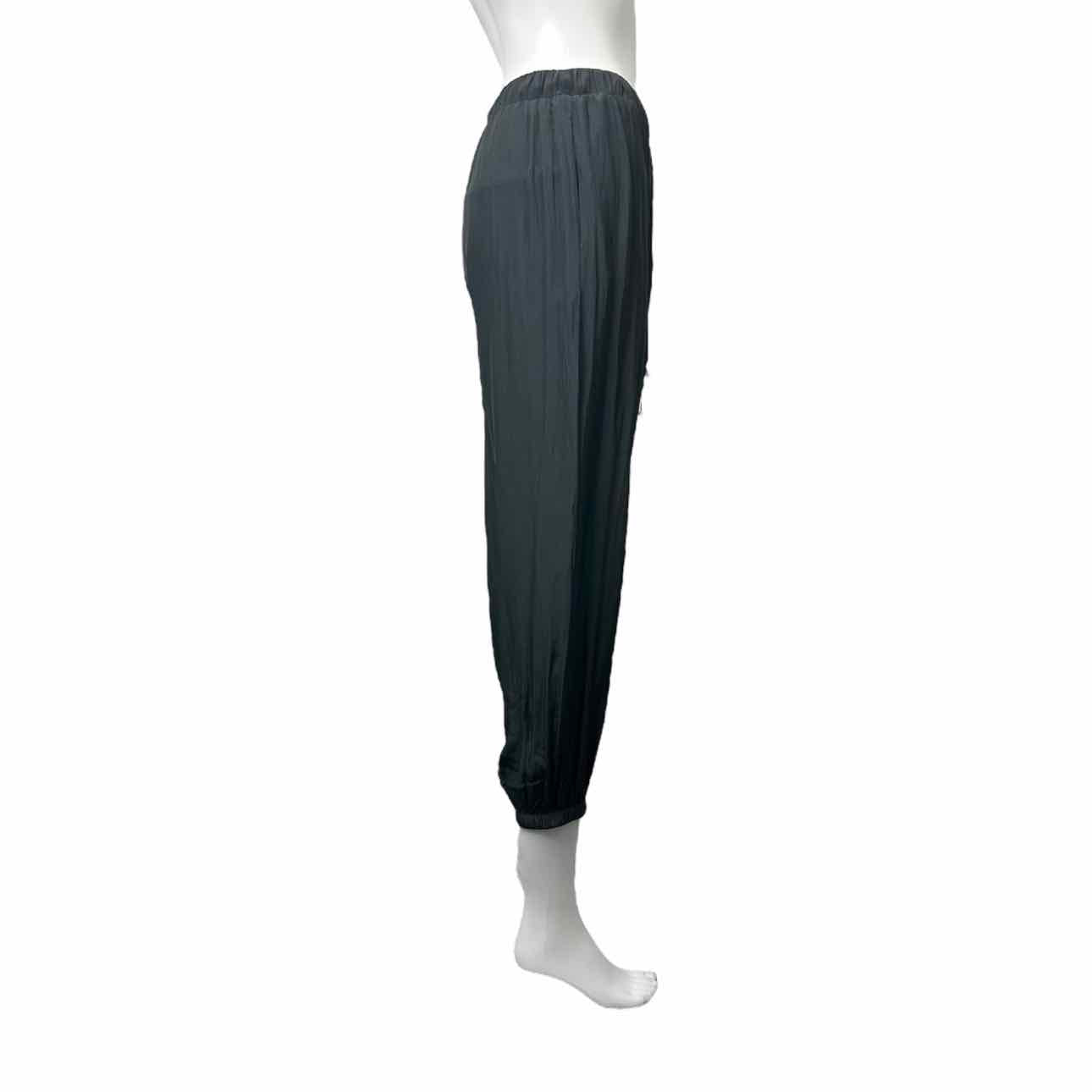 KOCH Dark Gray Satin Joggers, silky soft jogger