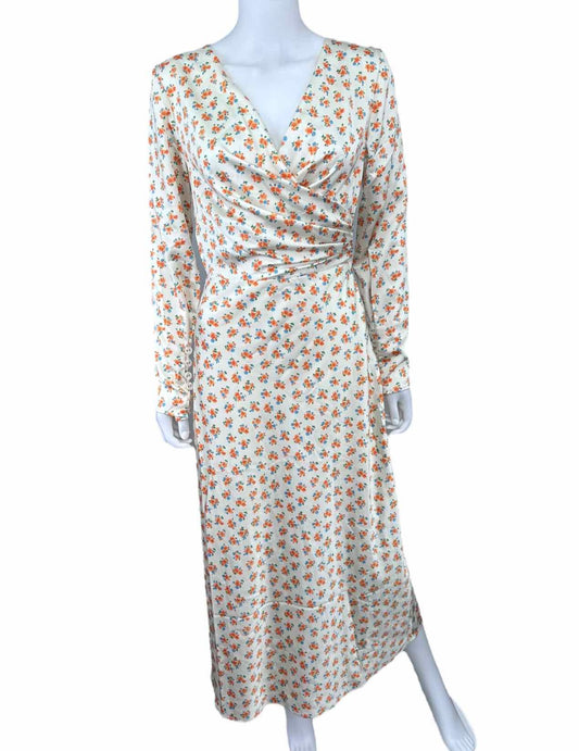 C/MEO Collective NWT Ecru Ditsy Print MOLTEN Dress Size XS