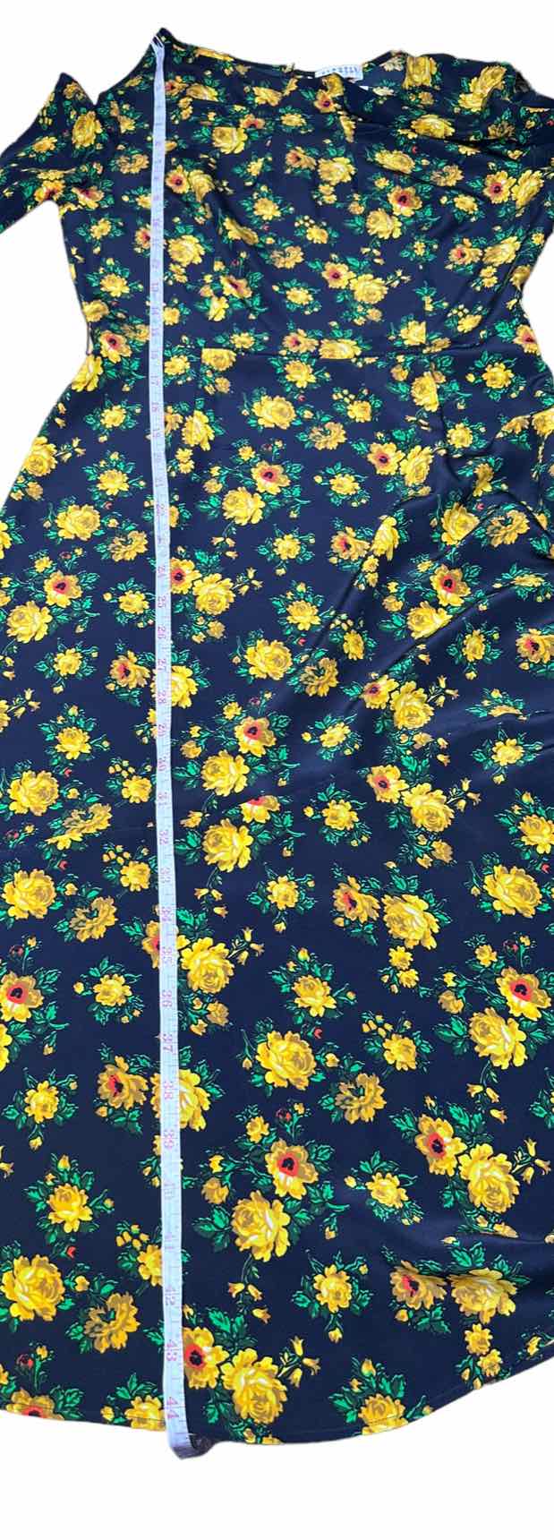 CLAUDIE PIERLOT Black Floral Silk Print RISMAH Dress Size S