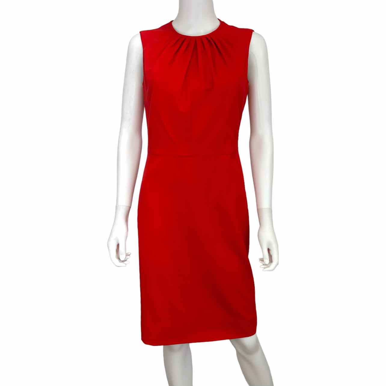 VALENTINO TECHNOCOUTURE NWT Red Midi Dress Size M