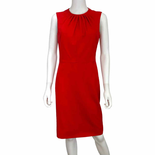 VALENTINO TECHNOCOUTURE NWT Red Midi Dress Size M