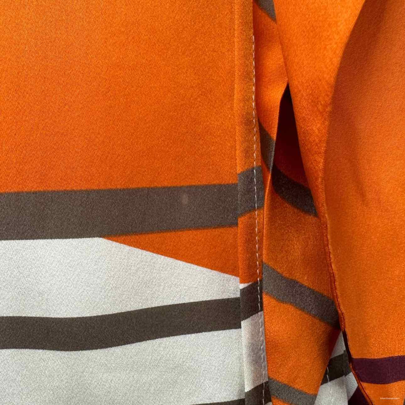 Vintage LOUIS FERAUD 100% Silk Button-Down Shirt Size S