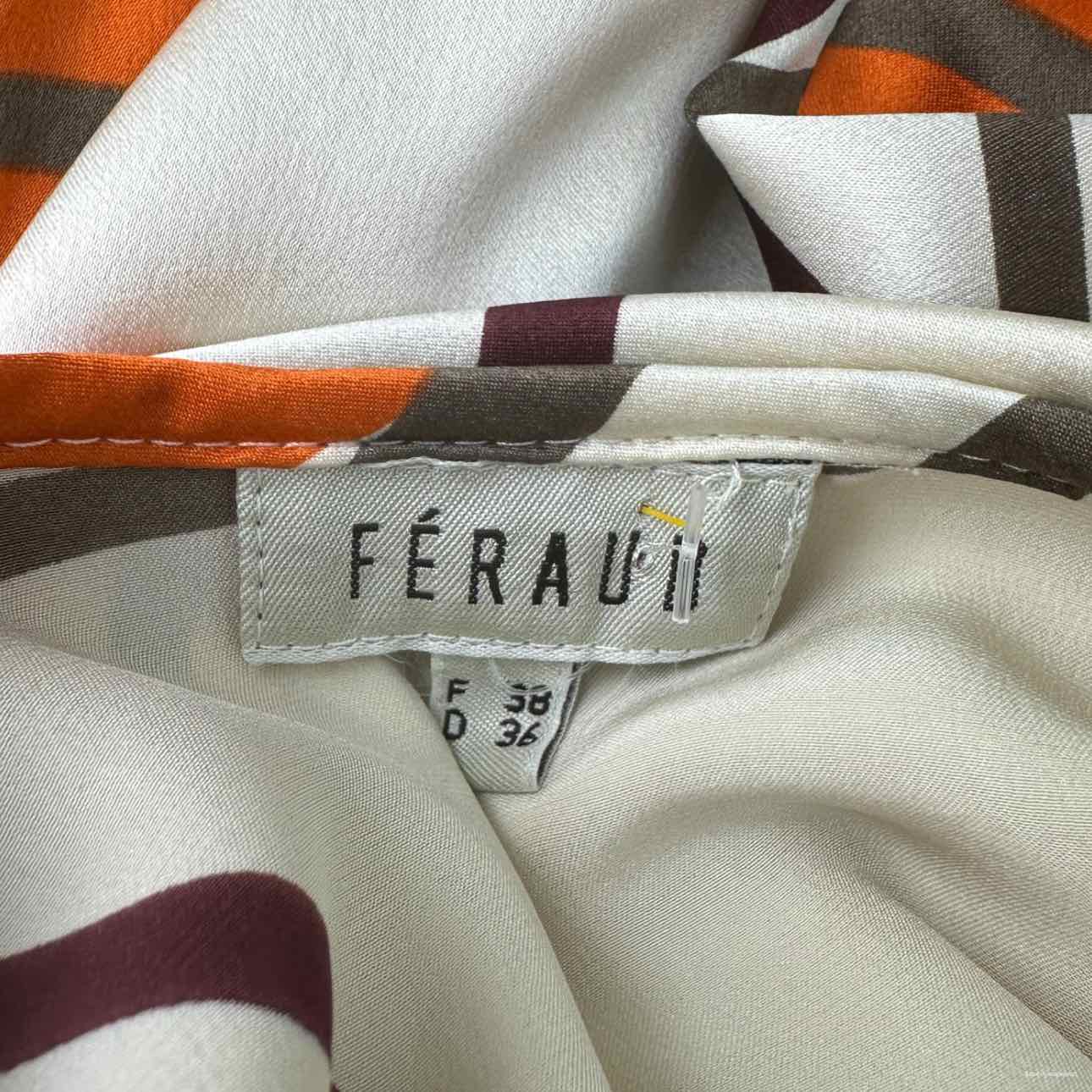 Vintage LOUIS FERAUD 100% Silk Button-Down Shirt Size S