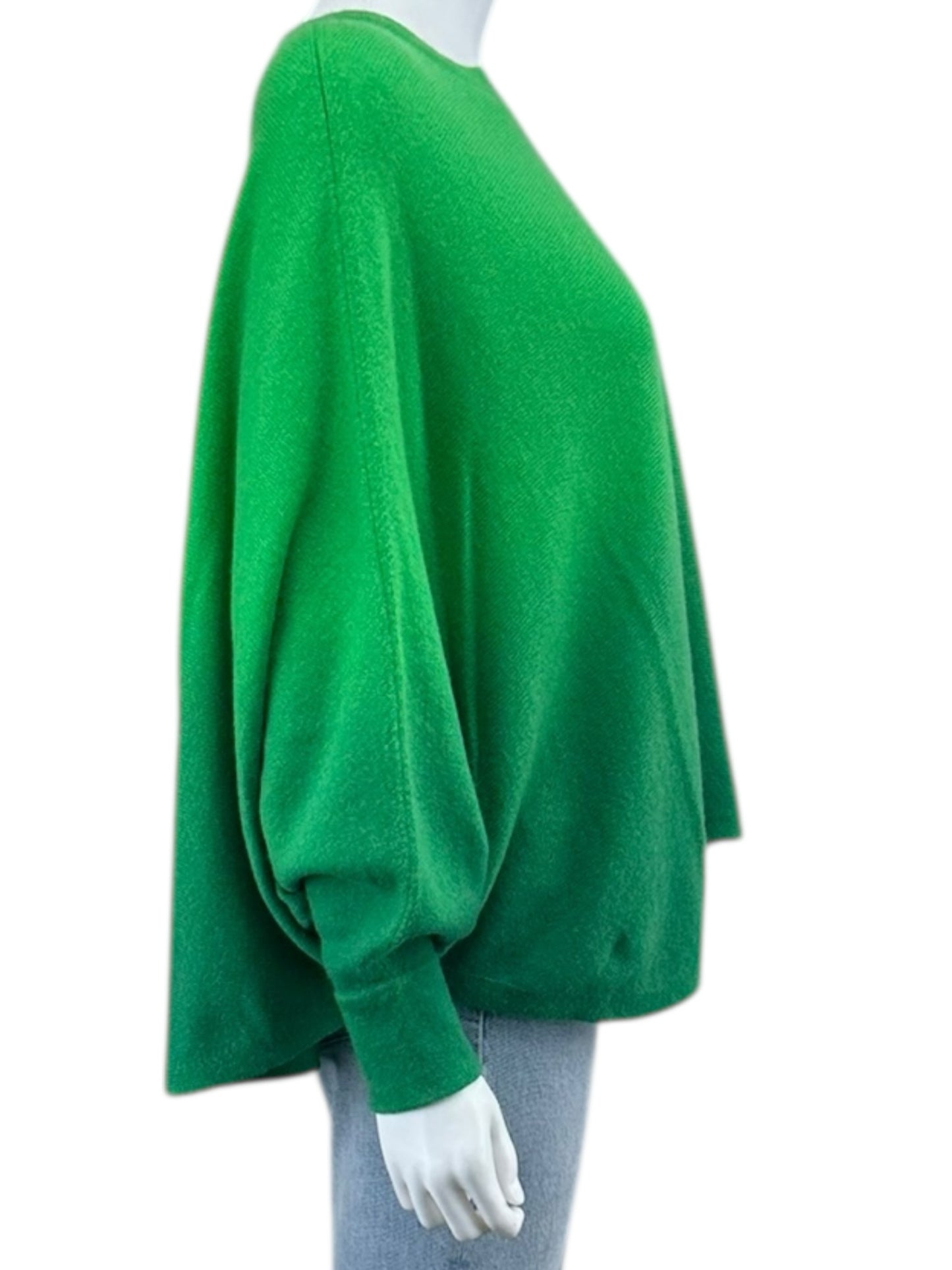 Pure Amici Green 100% Cashmere Sweater Size L