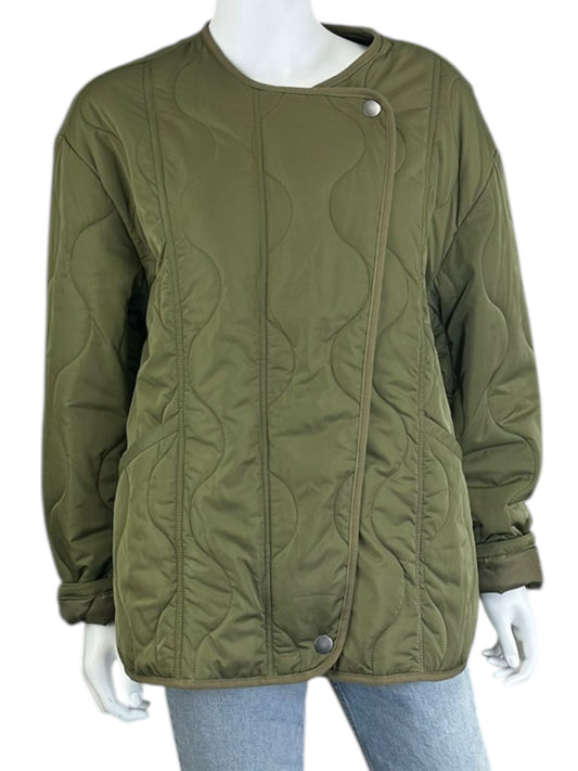 PISTOLA NWT Green ELVA Quilted Jacket Size M