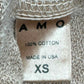 AMO Brown 100% Cotton Crewneck Size XS