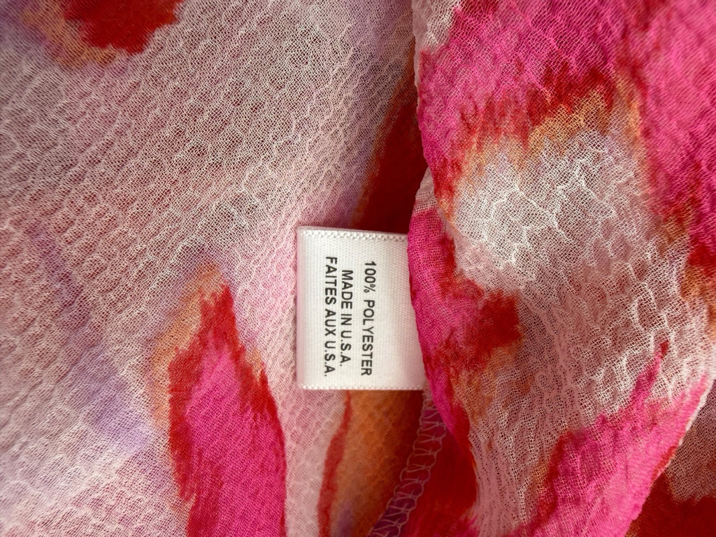 MISA Pink Maldive Marble Isella Mini Dress Size S Dress