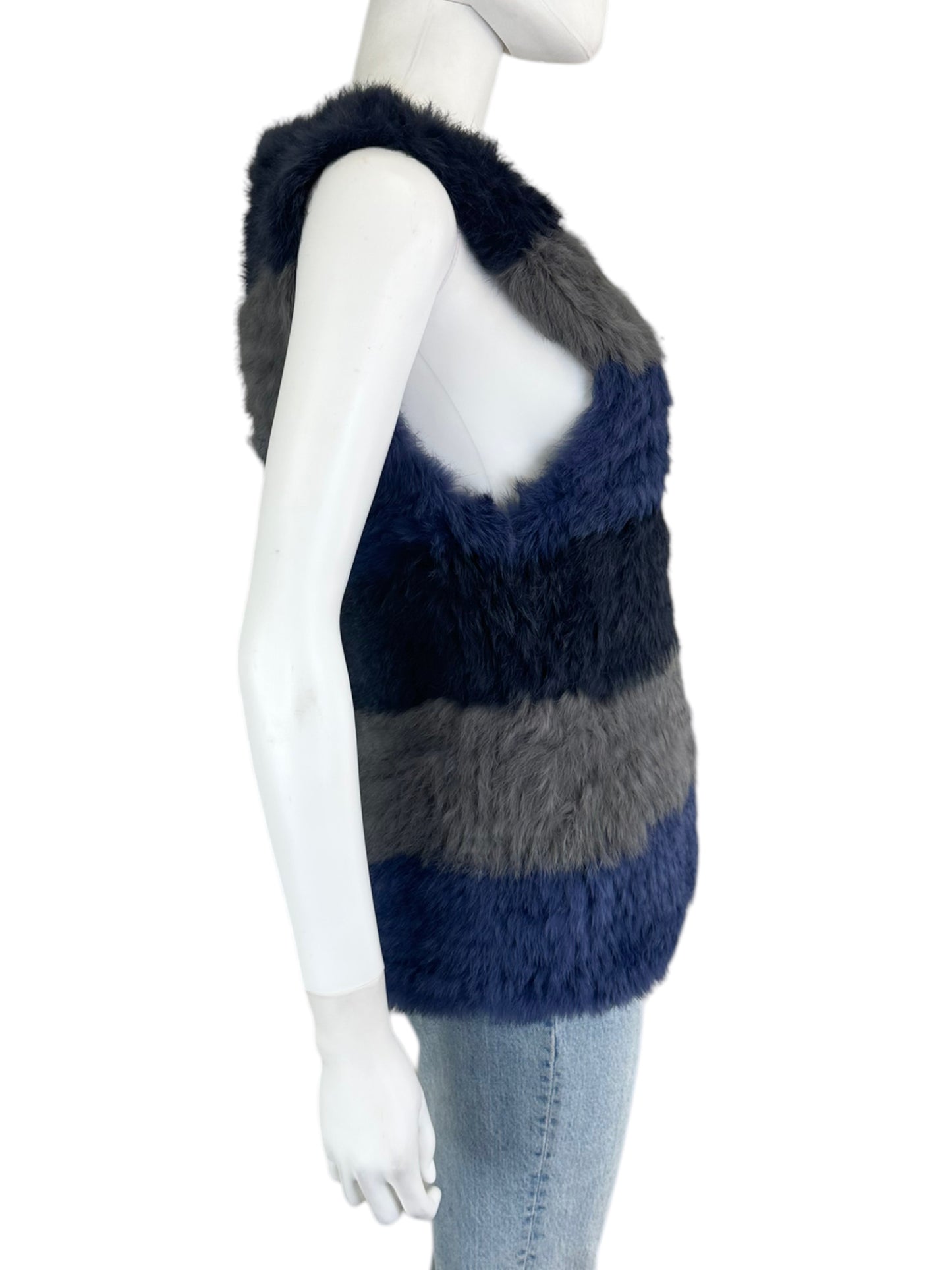 ETCETERA Fur Vest Size 8