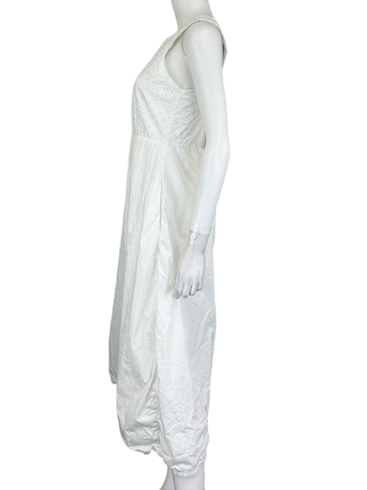 Reistor White Casual Dress Size S