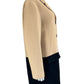 Talbots Wool Blend Color Block Coat Size 12