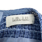 bella dahl Blue Striped Top Size S