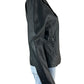 MAX STUDIO NWT Black Vegan Leather Moto Jacket Size M