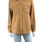 J. Crew Tan Wool Flannel Button-Down Size XS