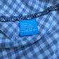 J. McLaughlin Blue And White Checkered Blouse Size M