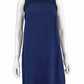 tibi Blue Silk Crochet Mini Dress Size 4