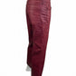 KUT from the Kloth NWT Burgundy Coated Kelsey Crop Boot Jeans Size 6