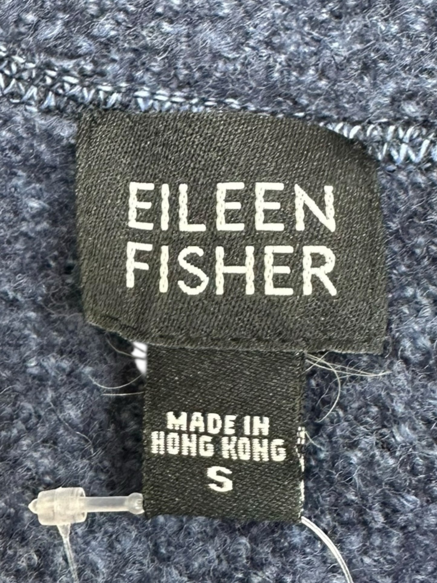 EILEEN FISHER Blue 100% Wool Jacket Size S