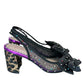 Betsy Johnson NWOT Black Rhinestone Dafney Pointed-Toe Slingback Pumps Size 7