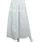 GAP White Floral embroidered Maxi Flowy Skirt Size M