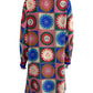 Johnny Was 100% Silk Lionora Sunshine Print Dress Size L