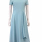 ESCADA Cerulean Blue Midi Dress Size 36