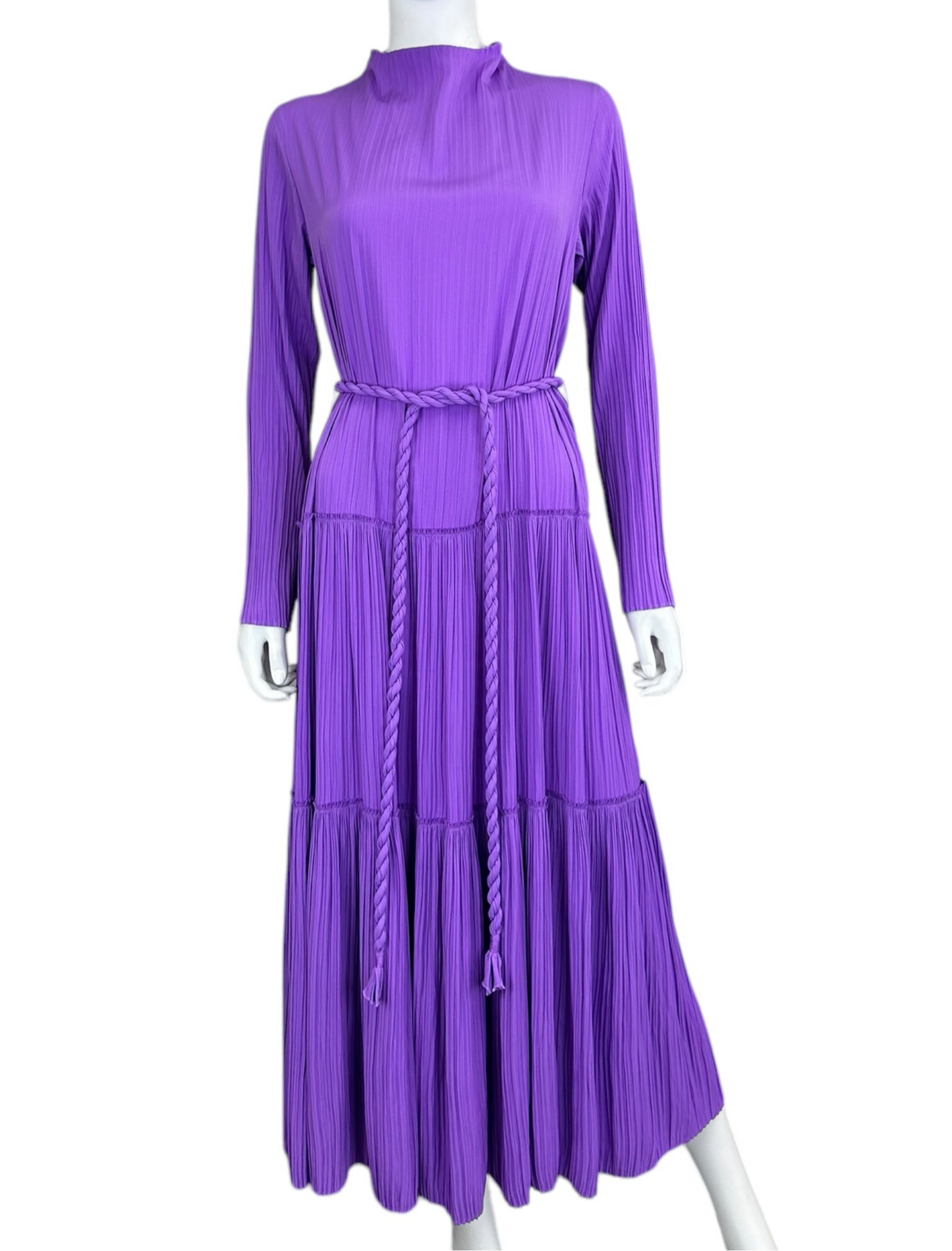 A.L.C. Purple Tiered Maxi Dress Size 4