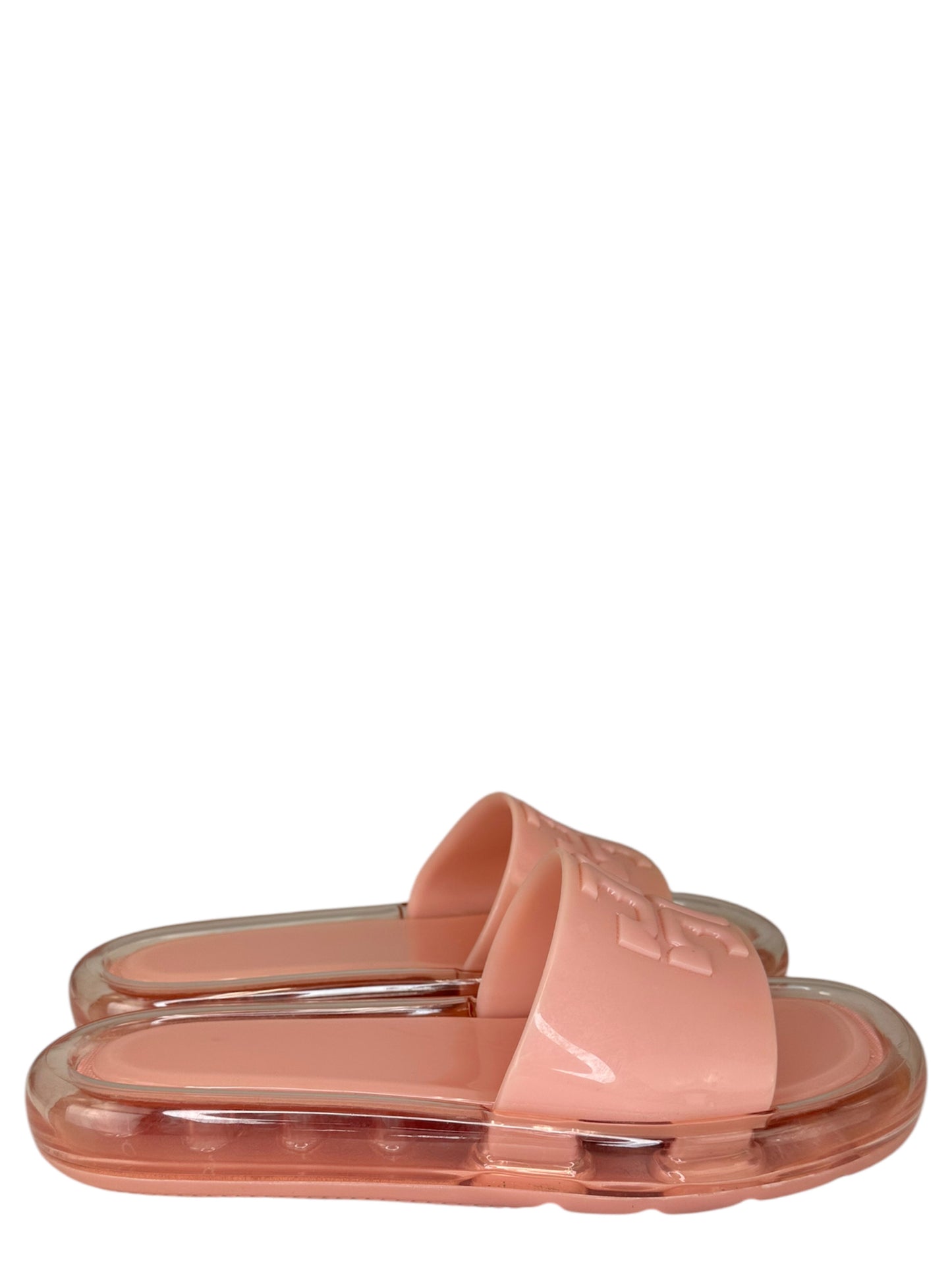 Tory Burch Peach Bubble Slides Size 6