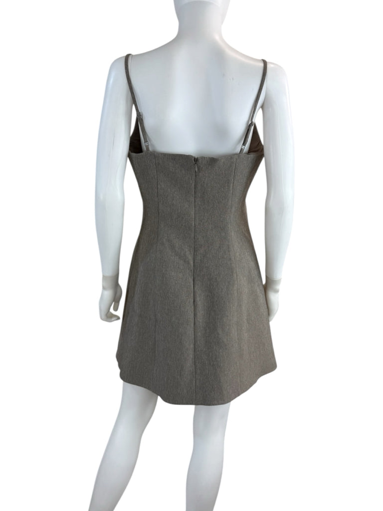 Mare Mare Gray Square-Neck Shift Dress Size M