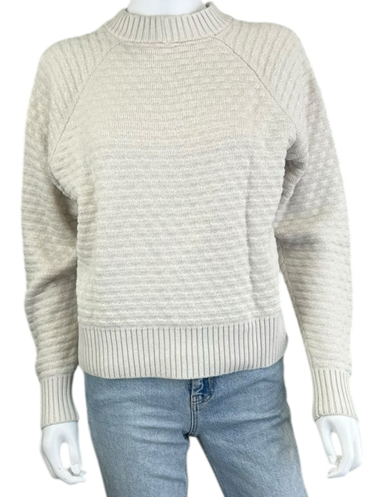 lululemon Cream Texture Play Crew Sweater Size XS