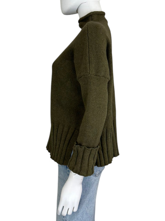 Madewell Merino Wool Blend Olive Sweater Size XS