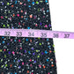 Diane Von Furstenberg Black Confetti Mini Dress Size 6